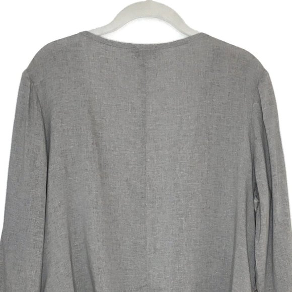 Linen Jacket with Sequins Front - Size S - Picture 6 of 8